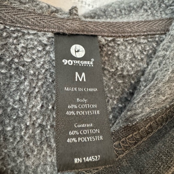 Women's Dusty Green Crop Athletic Hoodie - Picture 2 of 3